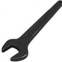 Single Open Ended Spanner, Heavy Duty Flat Compression Fitting Spanner for Home and Outdoor Repairing (24mm)