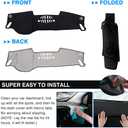 Autorder Dashboard Cover Mat for Kia Sorento 2021 2022 2023 2024 Accessories Dash Cover Flannel Dash Mat Sunshade Glare UV Rays Protector