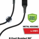 Zgear, Braided Cable USB C 8'