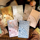 Alideco120 pcs Vintage Scrapbook Paper,Lace Symphony Scrapbooking Paper for Journaling Supplies, Decorative Craft Paper for Junk Journals(leisijiaoxiangqu)