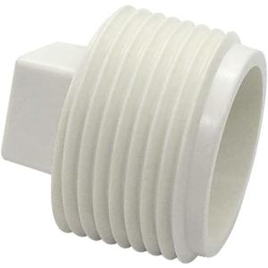 YSIL 1 Pack 2-1/2" Sewer Cleanout Cap NPT Cleanout Plug Male Adapter Male Threaded Pipe End Cap for Drain Pipe