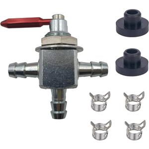 NEW 1/4" Fuel Shut Off Gas Valve Two-Way Replaces Compatible with for EXMARK 1-633347 Hustler 745059 Scag 482212 E633347 Yazoo 102679 Husqvarana 539102679