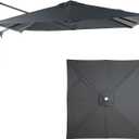 COWVIE Umbrella Canopy Replacement for 8 Ribs Patio Umbrella, Outdoor Table Parasol Replacement for Yard, Canopy Only