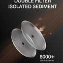 BAYKA French Press Coffee Maker, Large 304 Stainless Steel Coffee Press, Cold Brew Heat Resistant Thickened Borosilicate Coffee Pot for Camping Travel Gifts, 34 Ounce, Dark Pewter