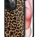 Compatible with iPhone 15 Pro Case,Leopard So Cool for Woman Men Full Body Protective Cover Shockproof Slim Dopamine Designed Case for iPhone 15 Pro 6.1 in -Black
