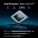 2025 Laptop, Laptop Computer with Intel Quad-Core Processor(Up to 3.6GHz), 16GB DDR4 512GB SSD Windows 11 Laptop, 15.6" IPS 1080P, USB3.2 (Space Gray)