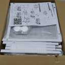 CICUFY Rolling Laundry Cart, 80L Wire Laundry Hamper Basket on Wheels, Dirty Clothes Basket with Handle, Metal Clothes Hamper Organizer for Laundry Room, Bathroom, Bedroom, Dorm, White