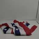 MCJC Patriotic Door Decorations Set, American Flag Bunting with Stars, Triangle Flag Garland, Front Door Display for 4th of July