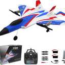 RC Plane 4 Channel Remote Control Airplane, F-22 RC Airplane for Beginners Adult with Stunt Flying Xpilot Stabilization System & Aerobatic, Two Batteries, Gift Toy for Kids