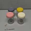 16 OZ 4Pack, Overnight Oats Jars with Lids, Glass Meal Prep Containers, Airtight Mason Jars for Breakfast, Yogurt Parfait, Salad & Smoothies, Leakproof and Reusable Food Storage Jars(4-2)