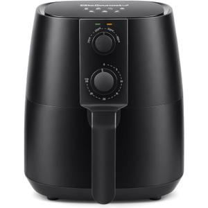 Elite Gourmet EAF4617 Electric Digital Hot Air Fryer, 1350Watts, Oil-Less Healthy Cooker, Timer & Temperature Controls, 4 Quart, Black