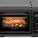 Chefman Air Fryer Toaster Oven Combo, Countertop Oven for Quick & Healthy Meals, Bake, Broil, Air Fry, Toast, and Bagel Functions, 450F Max Temp, 4 Slice Toaster Oven Air Fryer Combo