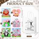 12 Set Wedding Activities Includes 12 Coloring Placemats with Crayons 12 Puzzle 12 Animals Stickers 12 Wedding Gift Goodie Bags and 12 Snake Cube for Boys and Girls Wedding Games Favor