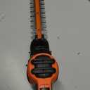 BLACK+DECKER 22" Electric Hedge Trimmer, Lightweight 4.0 Amp Corded Dual Action Shrub Trimmer, Full Wraparound Handle, High Output Low Vibration (BEHT350FF)