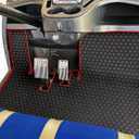Golf Cart Floor Liner Mat Full Coverage Custom Fit for Yamaha Adventurer (2007-2016), G29, YDR, & Drive (Gen1) Models Only Rubber Golf Cart Floor Liner Mat