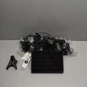 Brightech Ambience Pro Solar Powered Outdoor String Lights -27 ft Commercial Grade Waterproof Edison Patio Lights, Shatterproof LED String Lights for Outside, Porch - 12 Bulbs, 1W Soft White