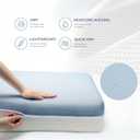 Baby Crib Mattress 52x27.5x6,Dual-Sided Infant & Toddler Mattress,Firm Support & Cooling Gel Memory Foam,Breathable 3D Mesh Washable Cover,CertiPUR-US Certified,Fits Standard Cribs Beds,Blue