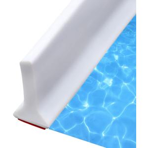 Collapsible Shower Water Guard Water Splash Guard Water Dam Barrier Shower Threshold for Shower Stall, Stay Dry Retainer for Wet and Dry Separation for Bathroom (39")