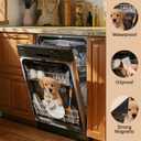 Dishwasher Magnet Covers for the Front Magnetic Refrigerator Magnets Dog