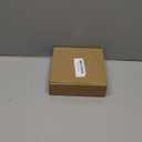 PATIKIL Plant Pot Saucers 5 Inch, 2 Pack Ceramic Square Flower Drip Tray for Indoor Outdoor, Turquoise