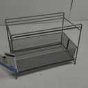 Satin Nickel Metal Vanity Tray