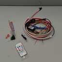 YM E-Bright Car Led Lights Exterior RGB Hood Light Strip Waterproof Multicolor Dynamic Scan Start Up Hoodbeam Kit with Turn Signal Indicator Function for Cars, Truck, SUV, APP Control, 12V 70inch