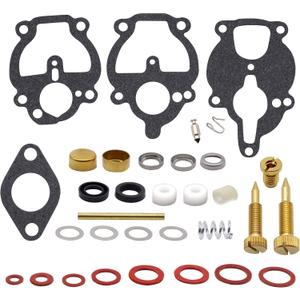 Carburetor Rebuild Kit Carb Repair Compatible with Zenith 61 161 67 68 Series K2112 Compatible with IH Farmall Wisconsin Allis Replace K2112 K2111 K2106
