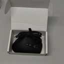 Ergonomic Rechargeable Mouse with Jiggler, Bluetooth+2.4G Wireless+Wired(3 in 1) Connection, Max 4800DPI, Rapid Fire Key, 5ft Charging Cable, Carpal Tunnel Silent Mice with LED for Office,Gaming (Black)