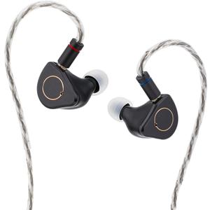 SIMGOT SuperMix 4 1DD+1BA+1Planar+1PZT Hybrid Drivers IEM, HiFi Wired in Ear Monitor, Gaming Earbuds Earphone with OFC Silver-Plated 2-Pin Cable for Audiophile