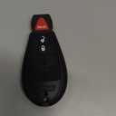 Replacement Key Fob Cover fit for Dodge Ram 1500 2500 3500 Caravan Jeep Grand Cherokee Chrysler Town Country Dodge Durango Grand Caravan Journey Remote Control Key Fob Shell