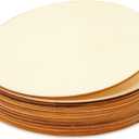 12 Pack 6 Inch Unfinished Wood Circles for Crafts, Blank Cutout Slices for Wood Burning, Engraving, Round Wooden Discs for DIY Coasters, Art Projects, 1/10 Inch Thick