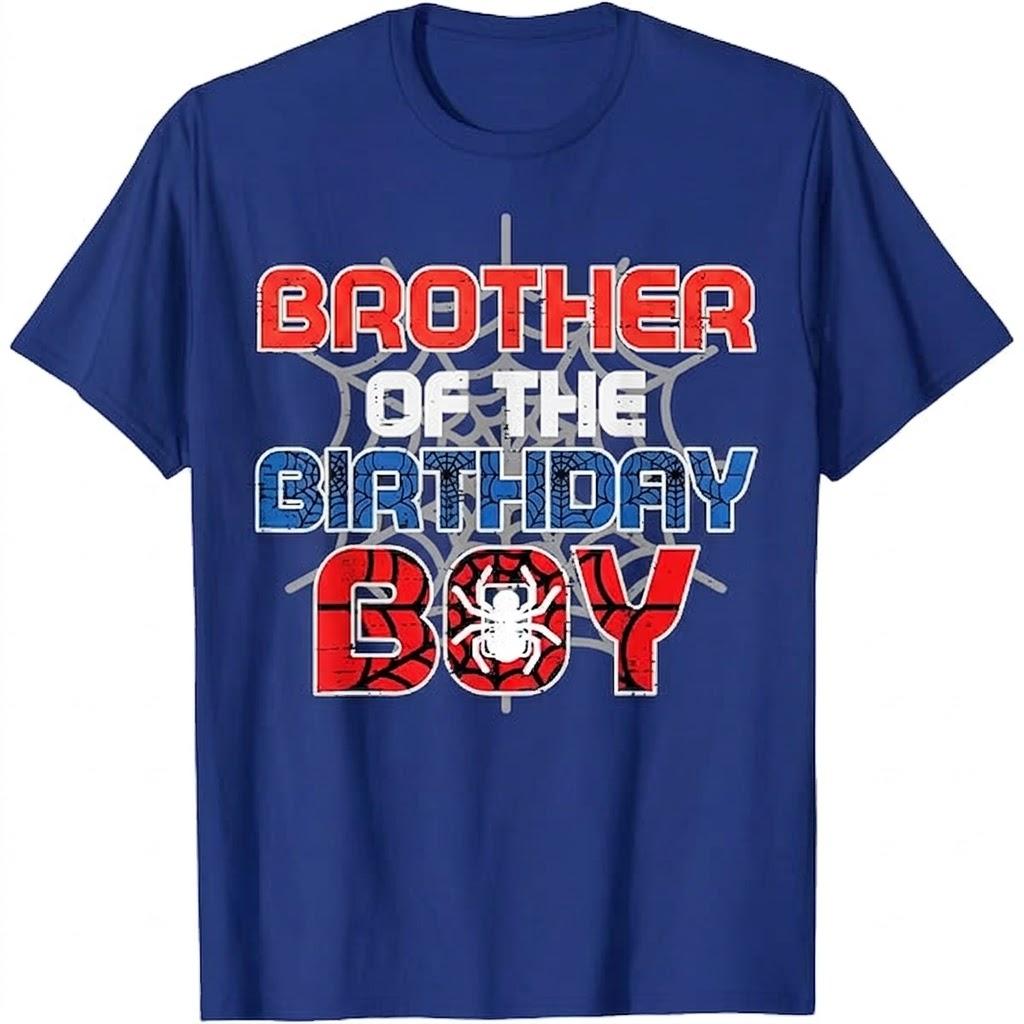9 Year Old Birthday Brother Of The Birthday Boy T-Shirt S