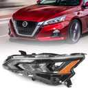 Huray LED Headlight Assembly Fit for Nissan Altima 2019-2022 LH Projector Headlamp w/LED DRL OE Style Replacement for NI2502266 Left Driver Side