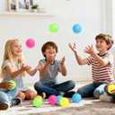 2 x 6 Pcs Glowing Sticky Balls, Stress Relieving Glow in The Dark Stick to The Ceiling, Sensory Stress Ball, Squeeze Toys for Adults Kids