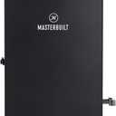Masterbuilt 30-inch Digital Electric Vertical BBQ Smoker with Side Wood Chip Loader, Chrome Racks and 710 Cooking Square Inches in Black, Model MB20071117