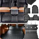 Floor Mats for Toyota RAV4 2026 Hybrid,All Weather Floor Liners & Trunk Cargo Liner with Backrest Mat and Car Trunk Organizer Accessories