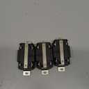 T Tulead 3 Pcs NEMA L16-30R 30A 480V 3 Pole 4 Wire Flush Mounting Locking Receptacle Industrial Grade Heavy Duty,Black