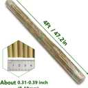 60Pcs Bamboo Stakes for Plant 4 Feet, Garden Bamboo Plant Stakes for Plants Support, Bamboo Sticks for Climbing Plants, Tomatoes, Sunflowers, Beans, Potted Plants, Trees