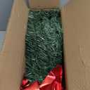 Pre-lit 2ft Small Christmas Tree, Leeheeyee Artificial mini Christmas Tree with 50 LED Lights, Battery Operated Tabletop Xmas Tree with Burlap Base for Table Desk Home Christmas Decor (Green)