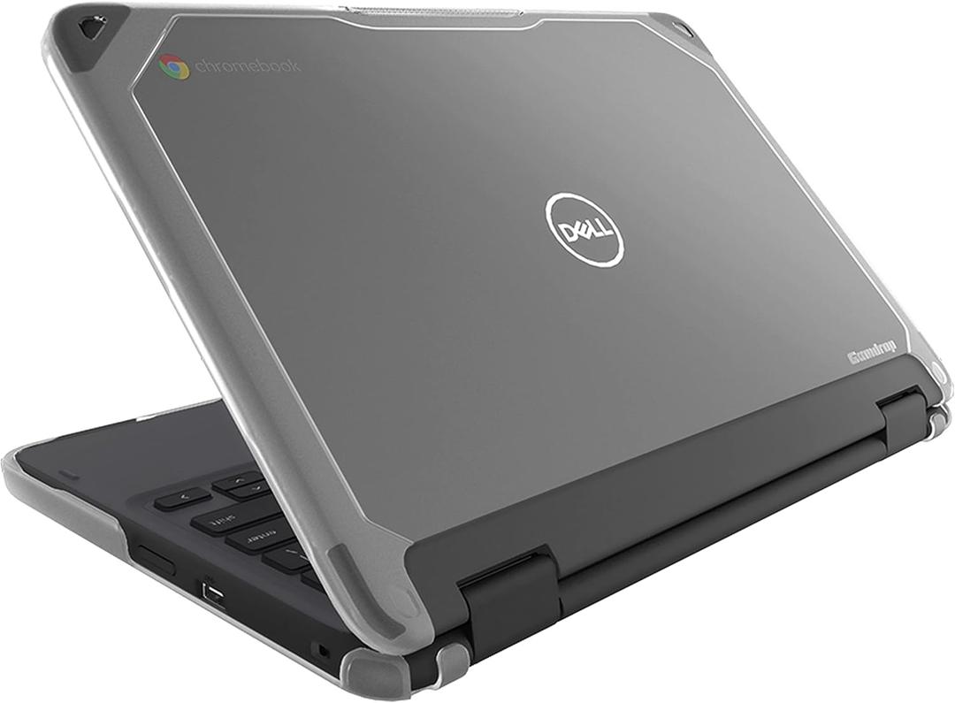 Gumdrop BumpTech Laptop Case Fits Dell Chromebook 3110/3100 (2-in-1) for K-12 Students, Teachers and Classrooms  Drop Tested, Rugged, Shockproof Bumpers for Reliable Device Protection  Black