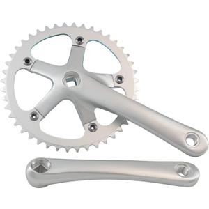 Urban Folding Bicycle Crankset Single Tooth Disc 44T 130BCD 170mm Crank Set is Suitable for Most Single Speed Bicycles