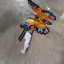 Solar Garden Lights, Outdoor Butterfly Garden Decor Large 41" Metal Decorative Lights, Waterproof Butterfly Decoration for Outside Patio Yard Porch Birthday Gardening Gifts for Mom Women Christmas