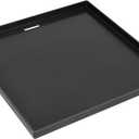 Universal Cast Iron Cooking Griddle, Nonstick Coating Griddle Flat Top Grill Plate with Sidewalls for Charcoal, Outdoor Gas Grills, for Weber Grills & New 2022 Genesis 300, 16.3"  15.8"