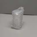 10 Pack Sterile Thick Plastic Petri Dishes with Lid, 90mm Dia x 15mm Deep Clear 3 Vents Petri Dish for Lab Science Experiment