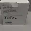 Space Heater, Portable Electric 500W PTC Ceramic Heaters for Indoor Use, Efficient Fast Heating, Tip-Over & Overheat Protection, Quiet Small Mini Desk Heater for Bathroom Home Office Bedroom (Black)