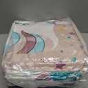 Nesker 7 Pcs Comforter Set Queen Size, Cute Colorful Unicorns Bedding Set for Kids Teen, Cloud Rainbow with Fitted Sheet 2 Pillowcases & 2 Shams for Bedroom Bed Decor