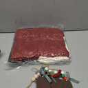 Christmas Stockings, 18 Inches Christmas Stocking with Name Tags Cable Knitted Stocking Decorations for Holiday Party Decor (2pcs Burgundy + 2pcs Green + 2pcs Ivory)