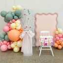 Wildflower Highchair Banner - Flower Fairy First Birthday High Chair Banner, Wild One Flowers 1st Birthday Decorations for Party, Anniversary, Cake Smash, Photo Prop