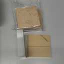 CiaoHER 1in Thickness 4in Square Acrylic Cube Display Block Clear Polished Pedestal Stand Riser Solid Base 4" x 4" x 1", 4 Pack