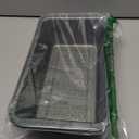 Amazon Basics Rectangular Baking Bread Loaf Pan, 9.5 x 5 Inch, Set of 2, Gray